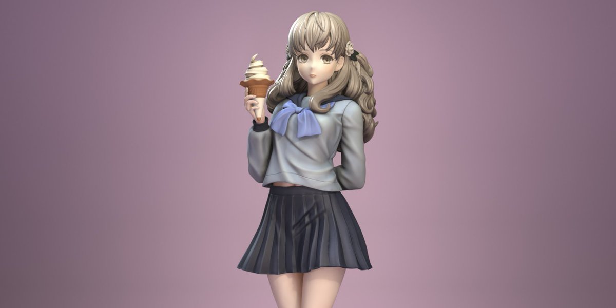 Jujubabble's tweet image. Hi happy #PortfolioDay ✨
I’m Ju-Linne, a Scottish/Singaporean 3D character artist.
Open for comms and contract work. I model anime style characters for 3D printing and video games.
Feel free to DM me for any questions!
Princess Peach model based on @/jivke art