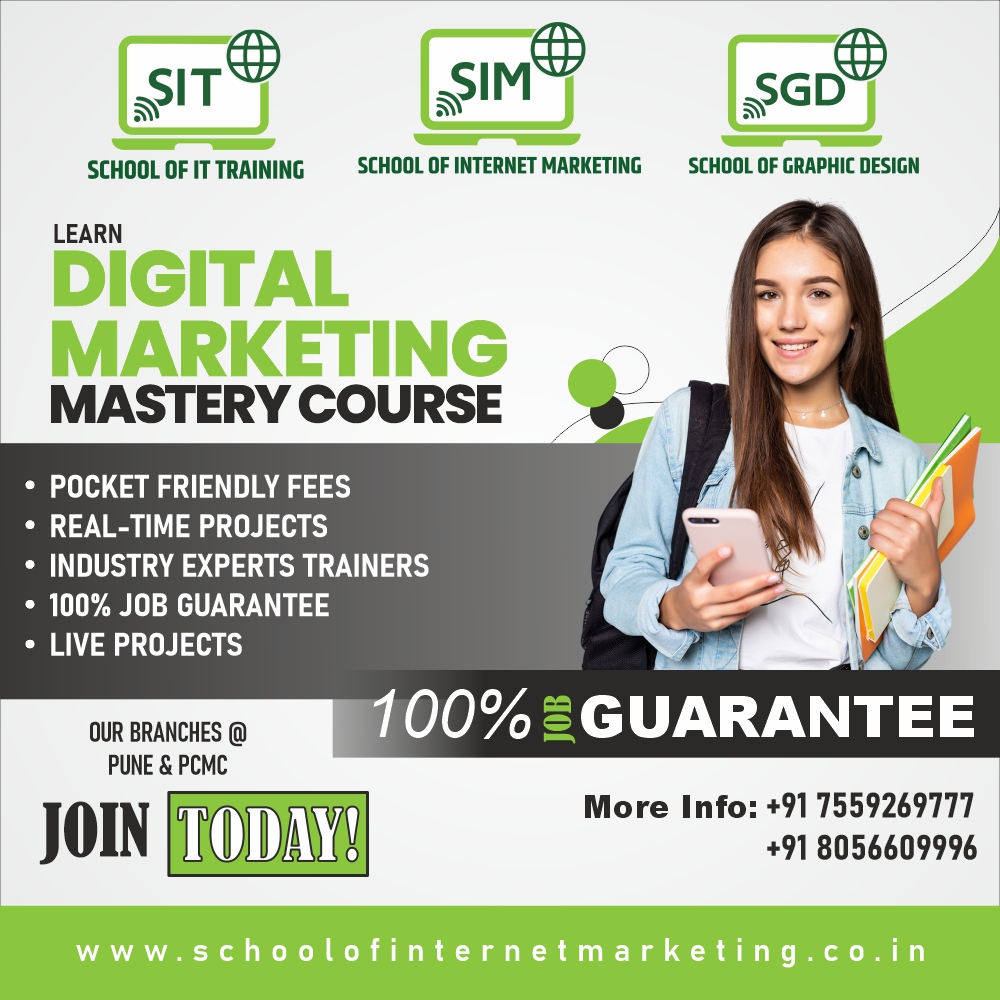 🚀 Launch Your Career in Digital Marketing!
Get hands-on with real-time projects, learn from industry experts, and secure your future with a 💯% Job Guarantee.
.
.
.
.
#schoolofinternetmarketing #schoolofittraning #schoolofgraphicdesign
#digitalmarketing #digitalmarketing2024