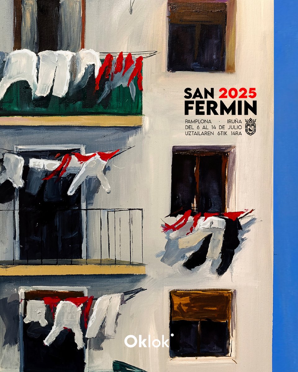 Este año, el corazón de San Fermín late en casa ❤️
El cartel “Hogar pamplonica” de la pamplonica Sandra Nadal Vital ha sido el más votado, reflejando el sentimiento de una ciudad que vive sus fiestas con pasión y orgullo.
#VivaSanFermín #FiestasSanFermín2025