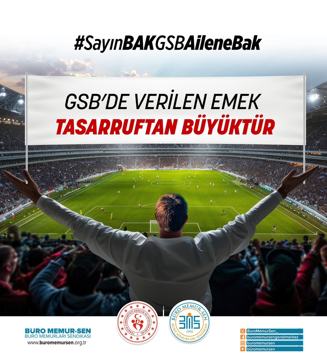GSB’DE VERİLEN EMEK *TASARRUFTAN BÜYÜKTÜR*

#SayınBAKGSBAileneBak

 <a href="/_cevdetyilmaz/">Cevdet Yılmaz</a> I <a href="/OA_BAK/">Dr. Osman Aşkın Bak</a> I <a href="/memetsimsek/">Mehmet Simsek</a> I  <a href="/avabdullahguler/">Abdullah Güler</a> I <a href="/mehmedmus/">Dr. Mehmet Muş</a>