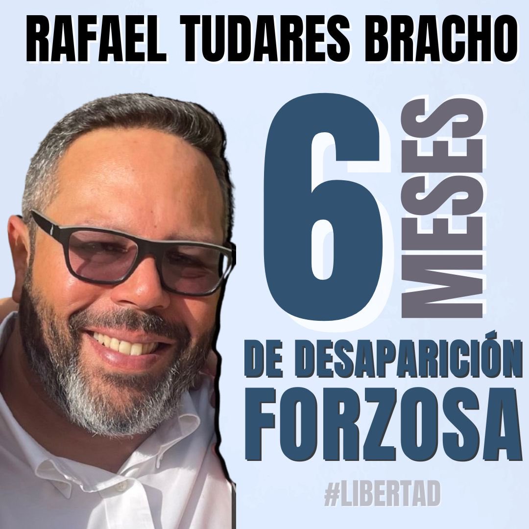 MarianaGTudares's tweet image. Son 182 días desde la detención arbitraria y desaparición forzada de Rafael Tudares Bracho. He obrado respetuosamente por todas las vías humanitarias posibles.
Sé que Dios apoya las causas justas y, la libertad de Rafael es una causa justa y humana: por justicia, por dignidad!