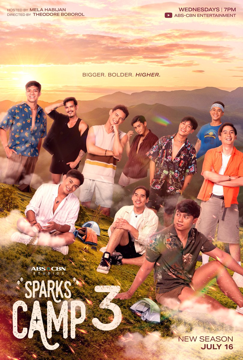 Black_SheepPH's tweet photo. New boys. New campsite. Same old search for sparks! 💖

All hiking trails lead to #SparksCampS3, STREAMING THIS JULY 16 on the ABS-CBN Entertainment YouTube Channel! 🏕️🏳️‍🌈✨

You can also catch the director's cut by joining the Super Kapamilya on the ABS-CBN Entertainment YouTube Channel or subscribing to iWant!