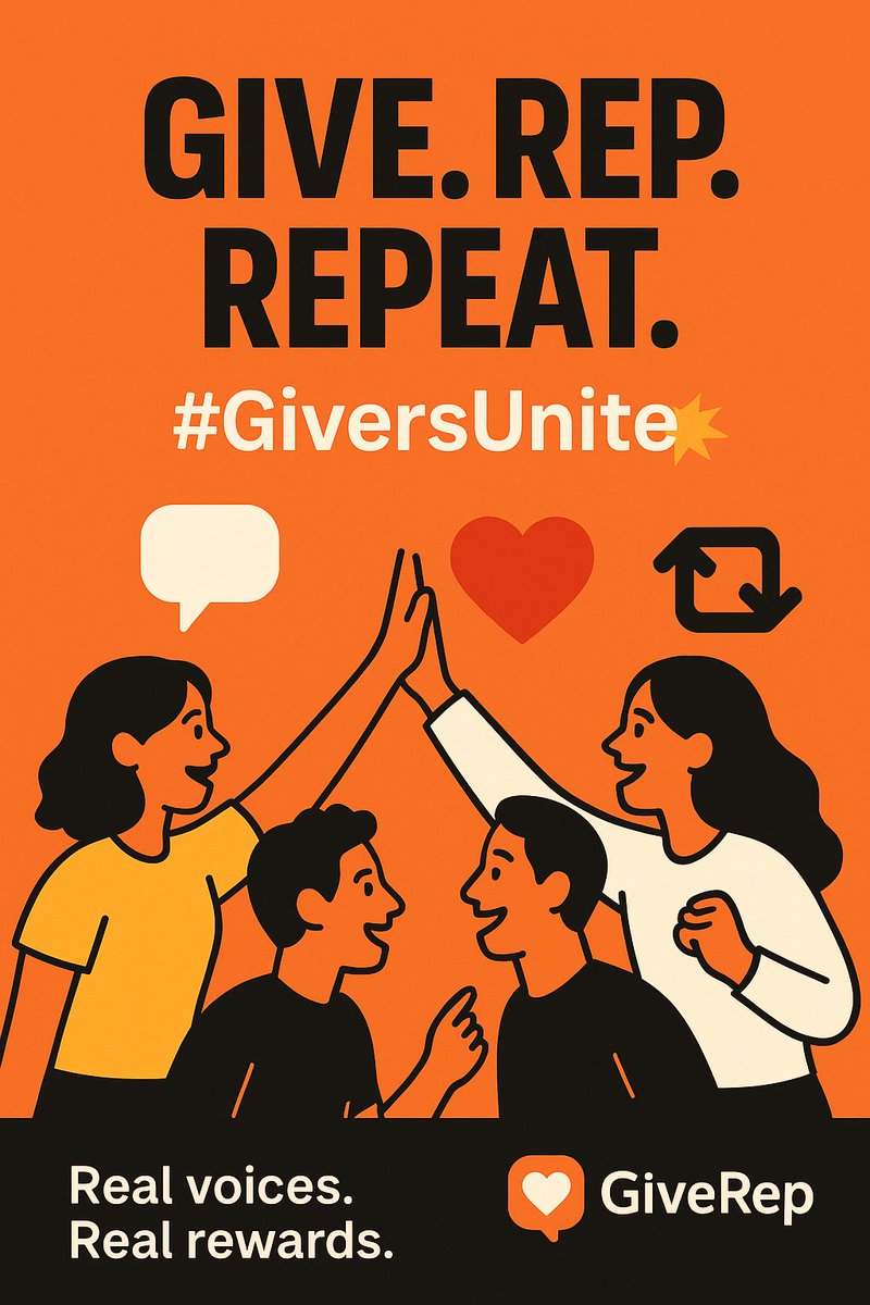 moohaiimeen's tweet photo. 🚨 Calling all Givers!
Let’s light up the timeline together ⚡
🫶 Drop your REP count
💬 Tag 1 friend
🔁 RT this & spread the energy
💥 Let’s show the power of real engagement — no bots, no farming.
#GiveRep #REPBoost #GiversUnite
🧡 We see you. We amplify you.
@GiveRep https://t.co/tKfCNlCYTp