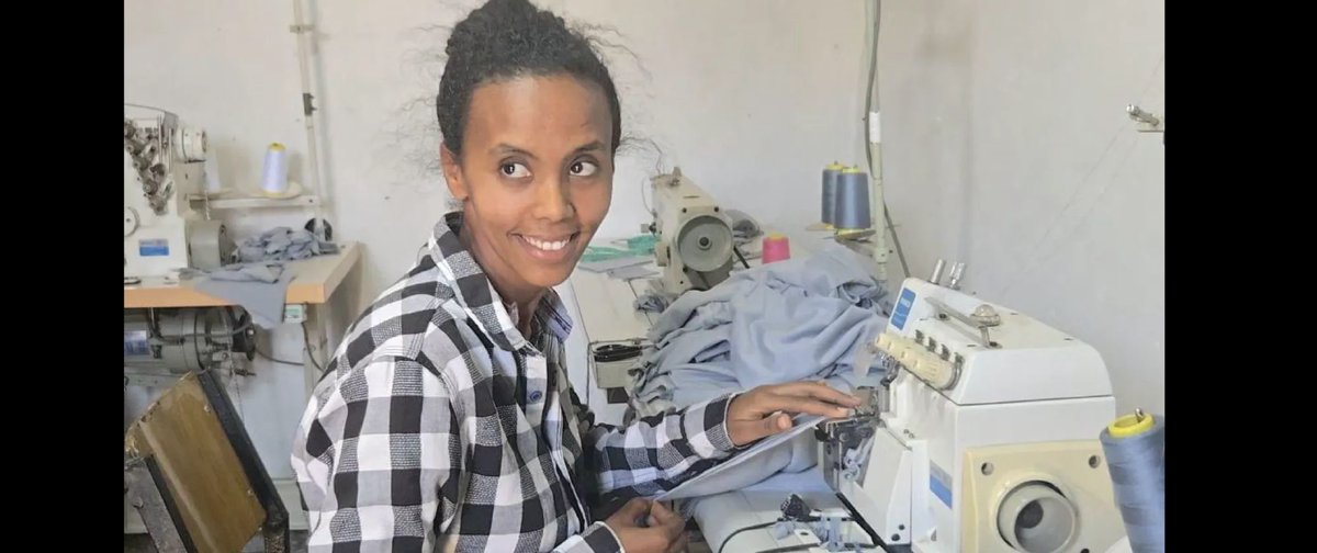 ILOAfrica's tweet image. Ethiopia | When war shut down her garment factory, Asefu Diriba faced devastating uncertainty. With grit, ILO & @Swedfund support, she launched her own tailoring business from home 🧵.
Her journey is a story of hope, hustle, and transformation. ow.ly/wYL550WlxmI