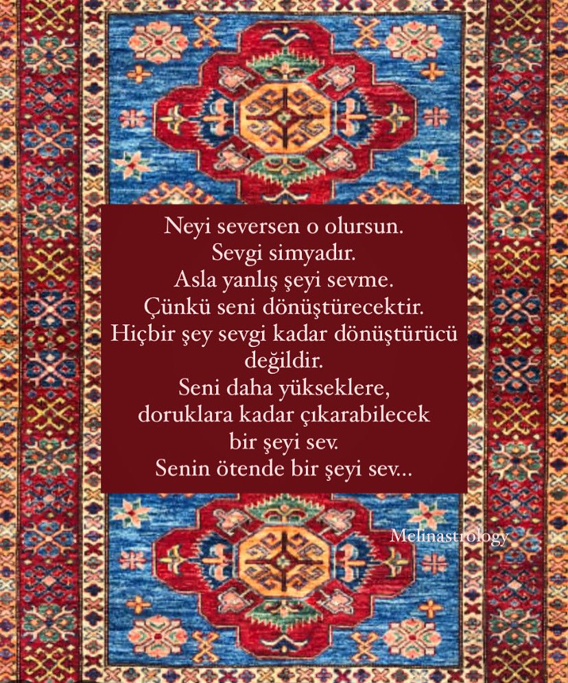 Sevgi simyadir