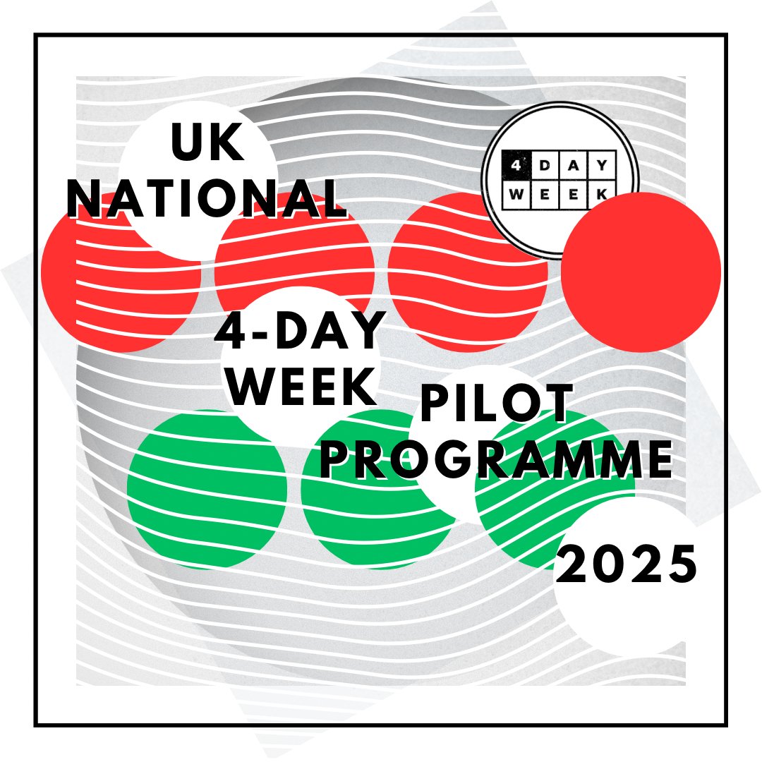 JoeRRyle's tweet image. Our last four-day week trial ended with a 100% success rate.
Join us this Thursday afternoon for a short Information Session we're hosting to find out more about the next National Pilot taking place later this year: eventbrite.co.uk/e/information-…