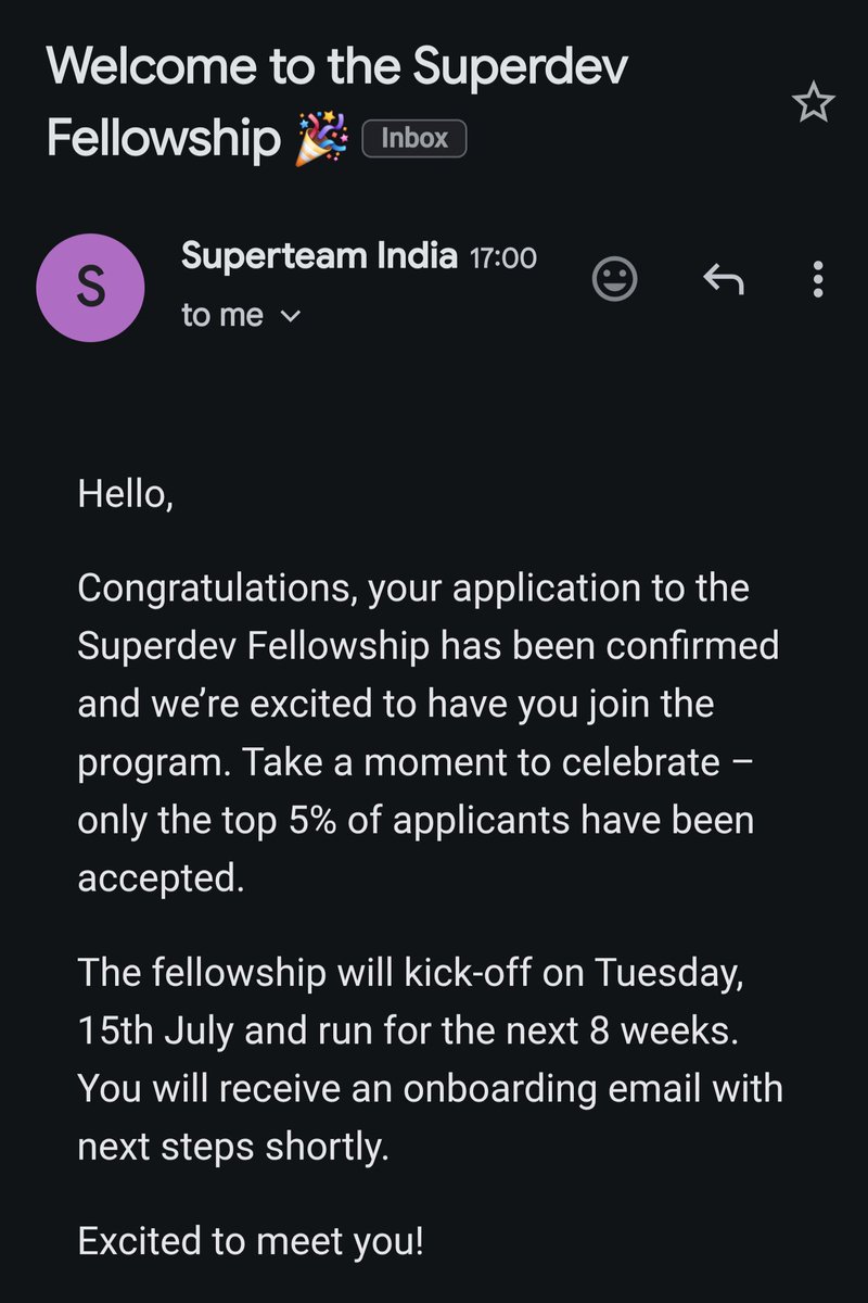 ramkumar_9301's tweet photo. New learning + earning journey is going to start 🚀

@kirat_tw @SuperteamIN https://t.co/HmFr2ZWtSn