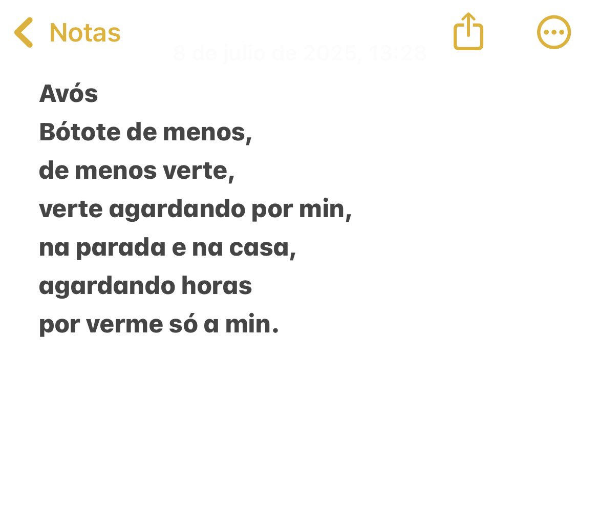 Algo que escribin con nostalxia ✨