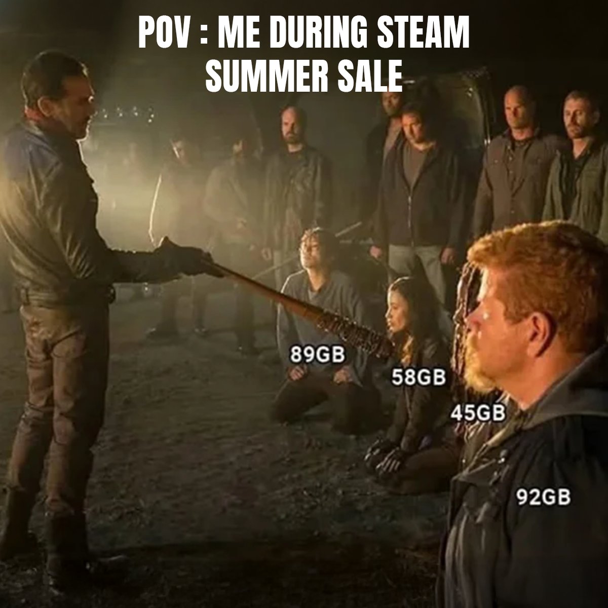 Me choosing which game to uninstall to make space for a new one 😎

#evetech #meme #pcmeme #gamingpc #gamingmeme #pcmr #pc #pcbuilds #memes #SSD #STEAM #SteamSummerSale