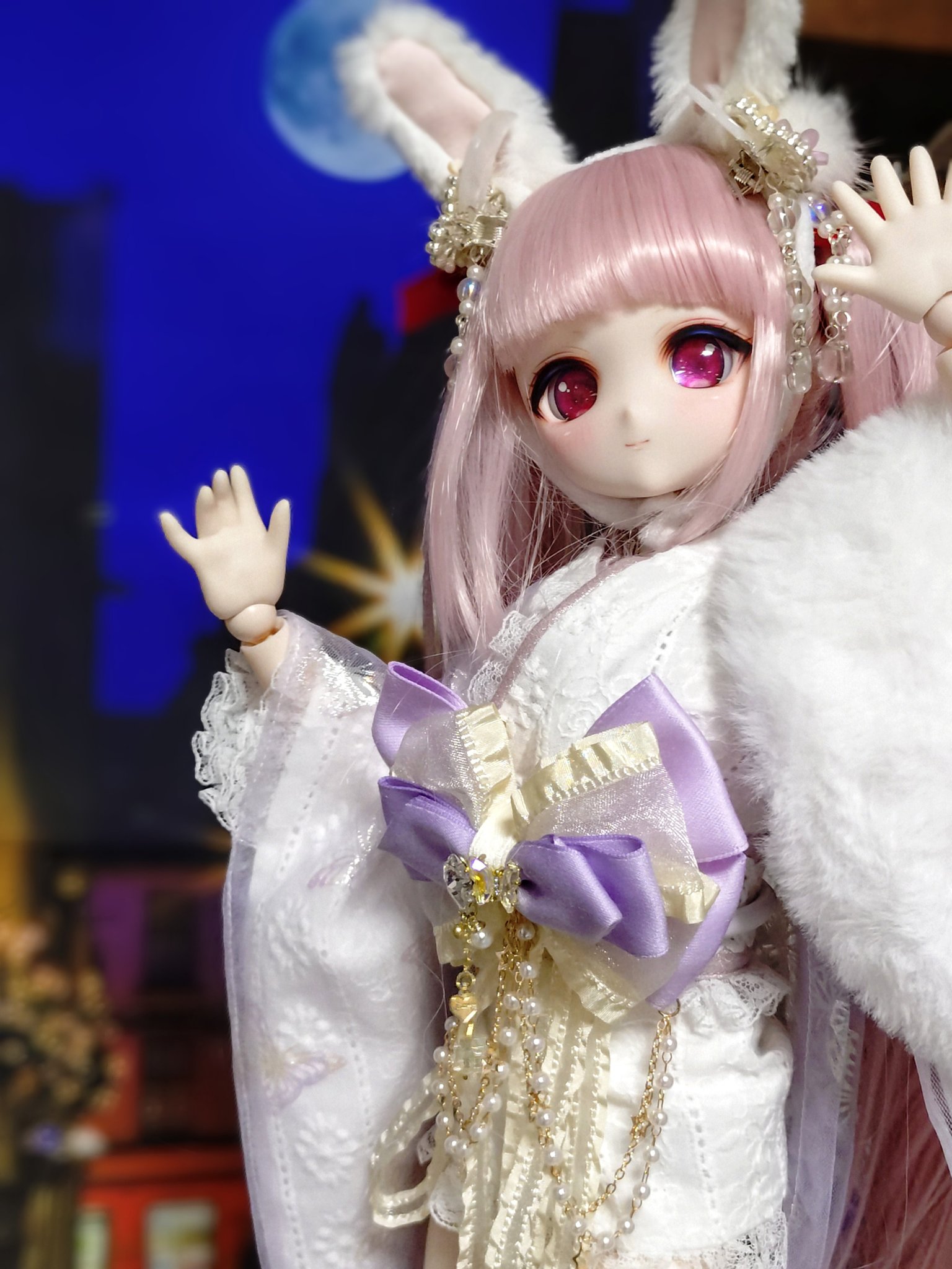 アレッタ♔（夫人）不定期大容量出品　0620 アレッタ ヴィータ Aletta vita T/C天竺xナイロン袖フリルプル