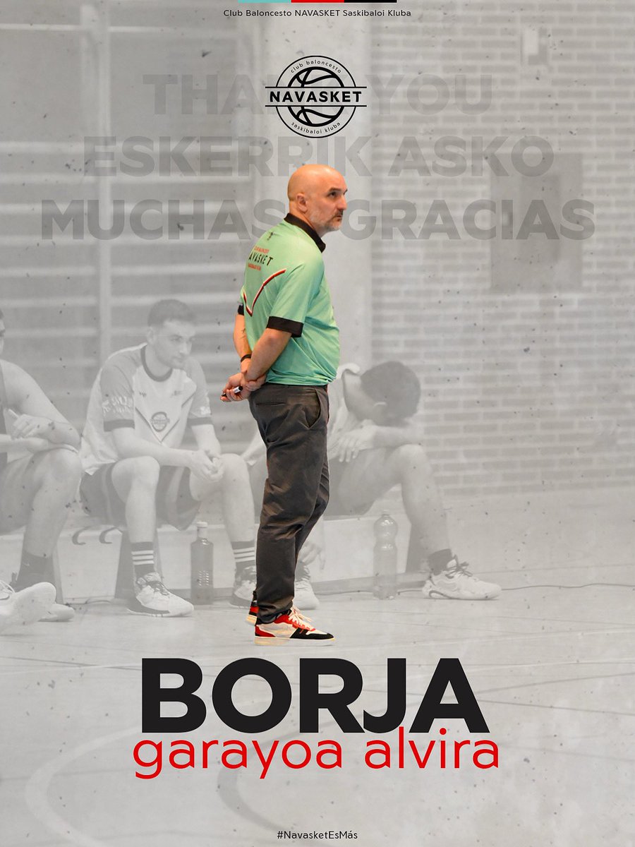 🤗 𝐀𝐆𝐑𝐀𝐃𝐄𝐂𝐈𝐌𝐈𝐄𝐍𝐓𝐎 | Borja Garayoa Alvira

Borja Garayoa Alvira no continuará en la disciplina del CB Navasket SK la próxima temporada 2025-2026.

Las puertas de nuestro club siempre estarán abiertas para ti, Borja.

👉: navasket.com/es/2025/07/08/…

#NavasketEsMás #NVT