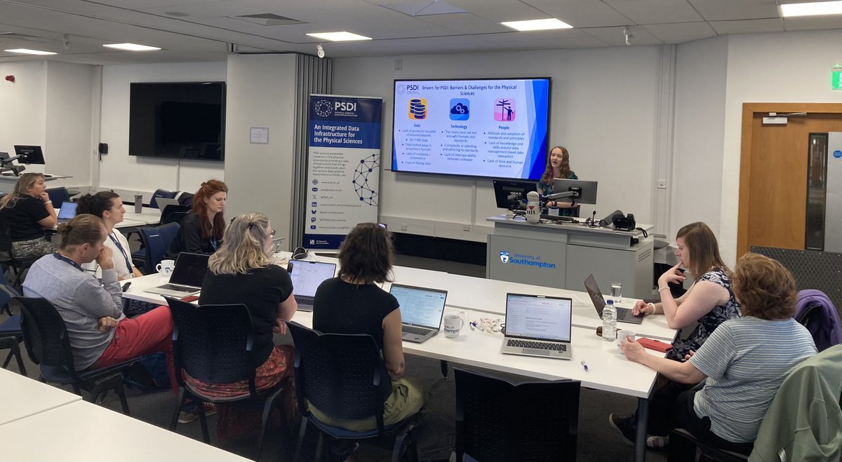 PSDI_UK's tweet image. An introduction to the Physical Sciences Data Infrastructure (PSDI) by Dr. Nicola Knight! 🤌 🤌
#PSDIRoadshow