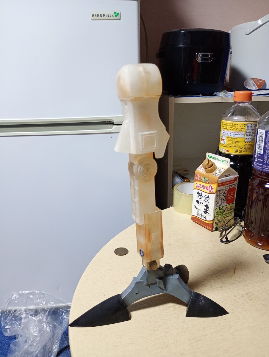 バッシュ1/48、足の関節出来た。
この保持なら、いいかな。(⁠.⁠ ⁠❛⁠ ⁠ᴗ⁠ ⁠❛⁠.⁠)