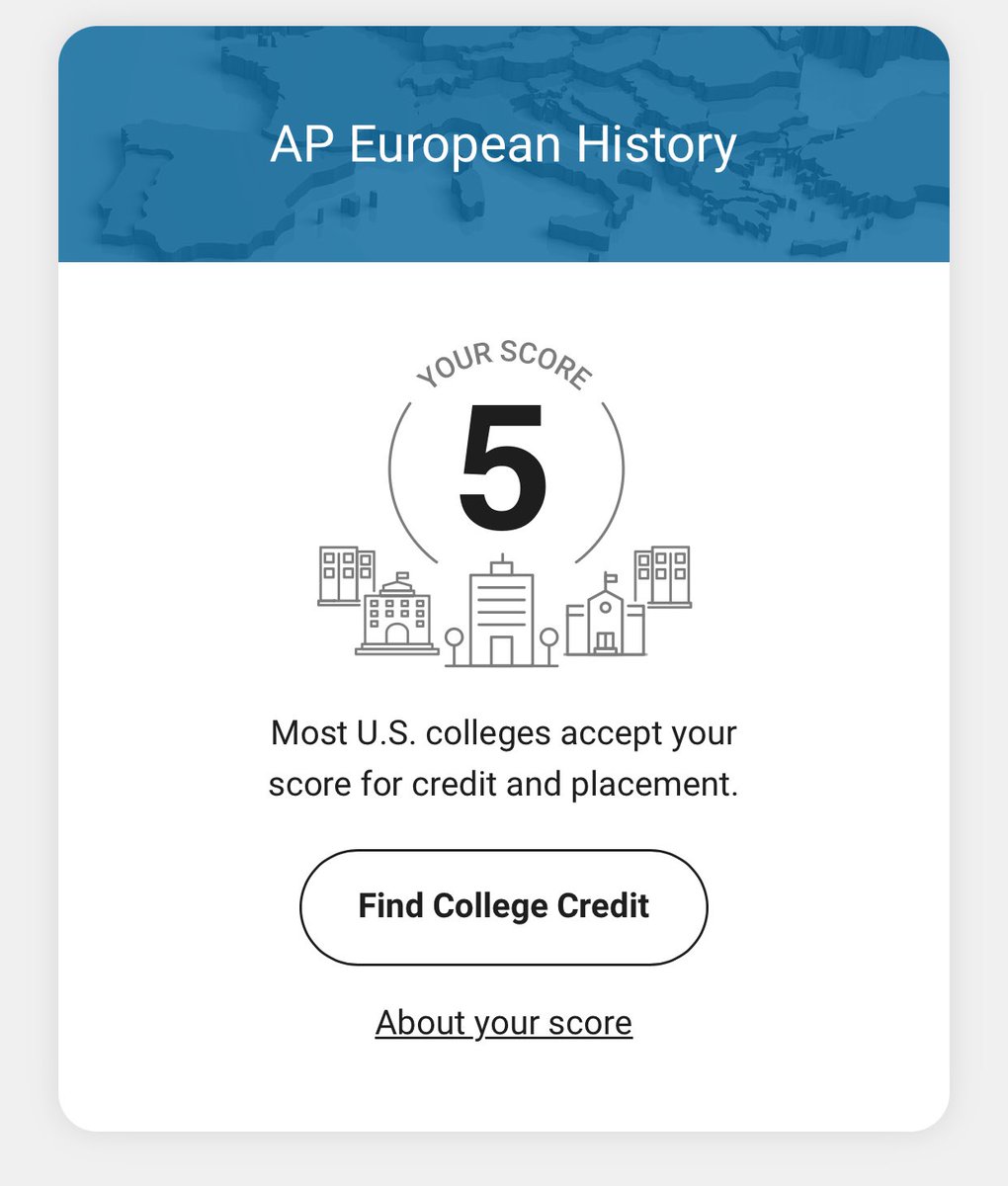 5 on AP European History!