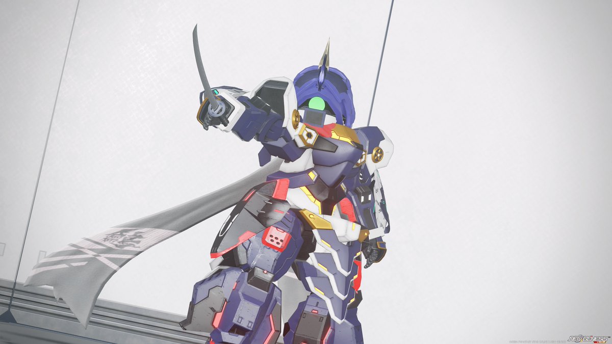 忍繋がりで清楚(?)なえまきさんカラーをぶち込んで作った武者頑駄無世界の忍ぽいイフリートナハトモチーフSDキャスト
＃キャストはいいぞ　＃PSO2NGS　#雲の絵まき物