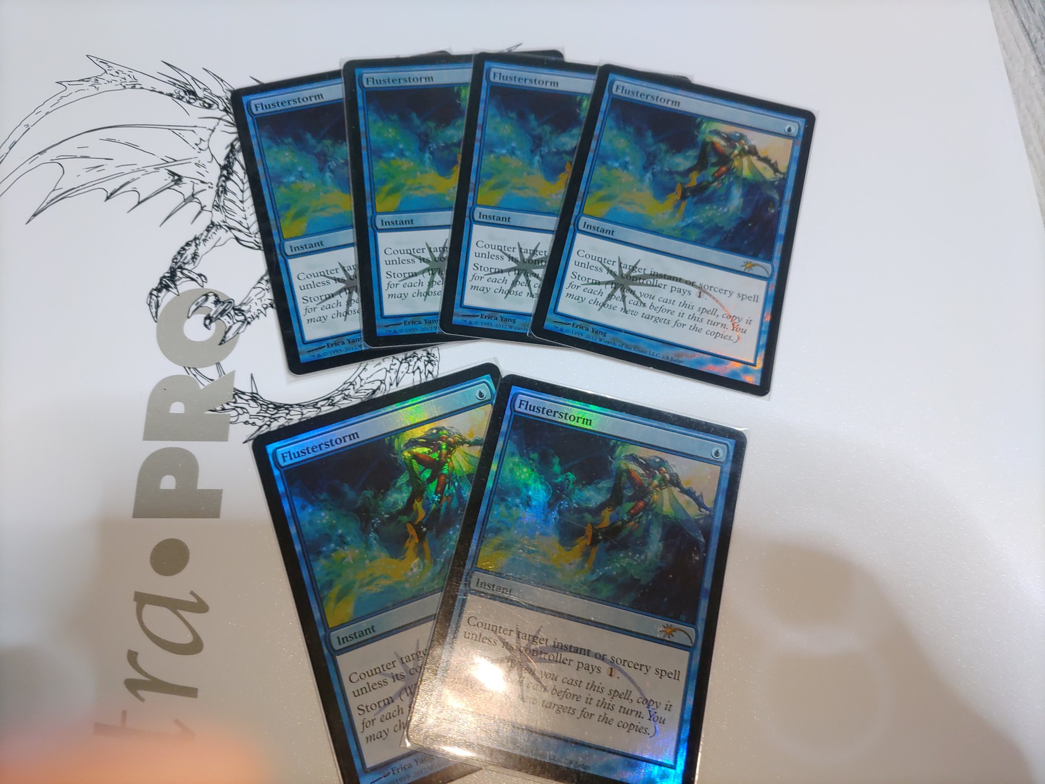 MTG 狼狽の嵐 旧枠 Foil 4枚 海外ブランド通販 公式サイト 旧枠 狼狽の嵐 MTG foil 4枚