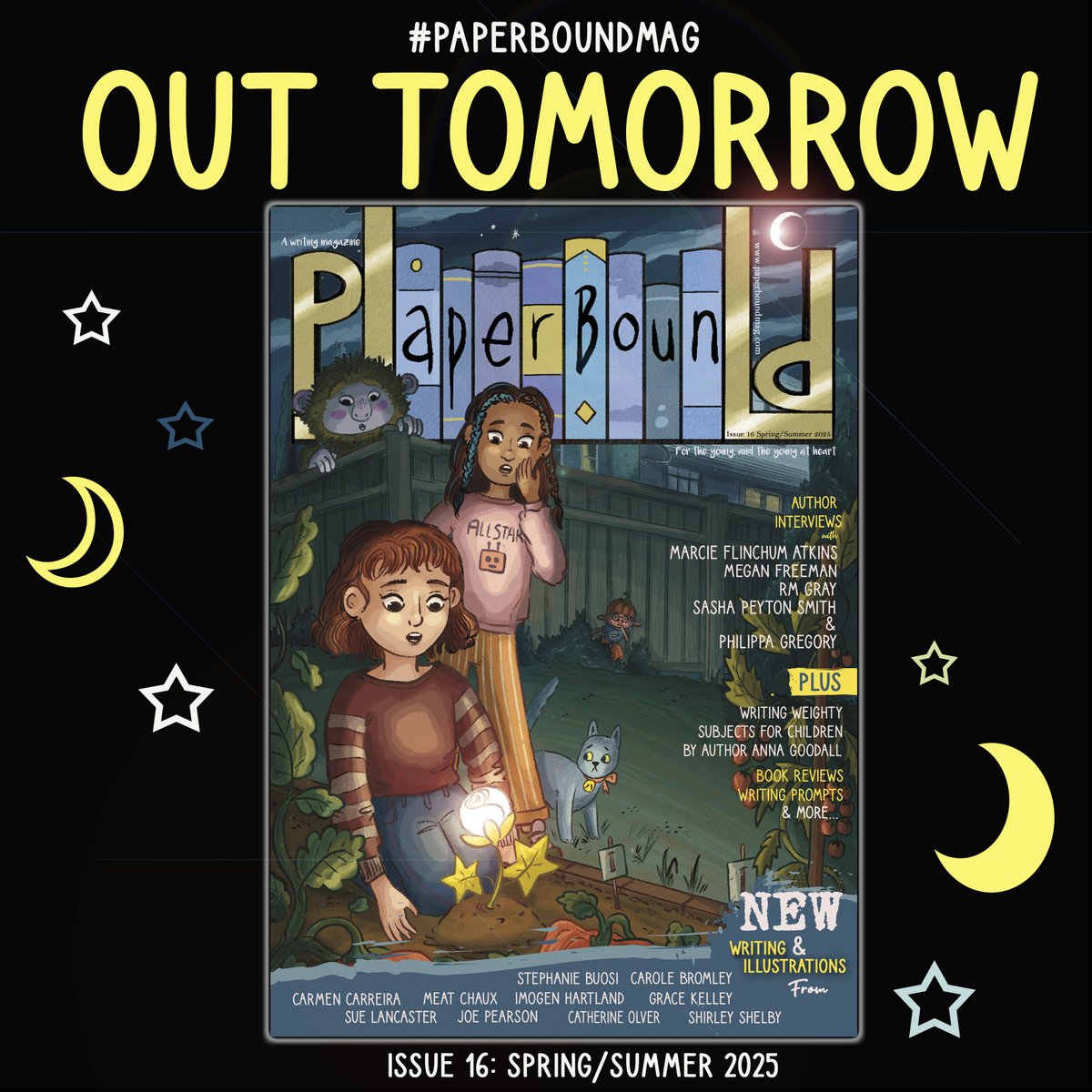 The brand new issue of #PaperBoundMag is out tomorrow!

We want to thank everyone for your much-appreciated patience while we have prepared this release - we have been figuring out new software behind the scenes, but it's now READY to share with you all!