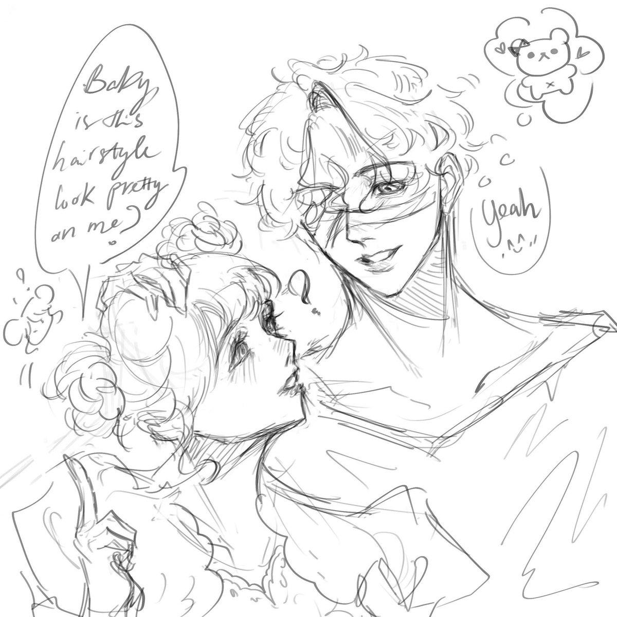 cmeissi's tweet image. baby bear 🧸🥺 #フロリリ #idvart #flolily #rkgk #FireInvestigator #Cheerleader