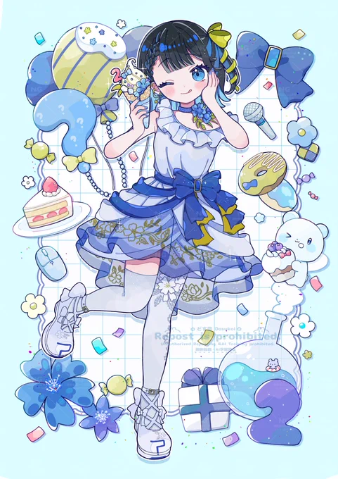⟡work⟡ VTuber綸玻なに様(#itoha_nani)の活動2周年記念のお写真を撮らせていただきました!改めましておめでとうございます!