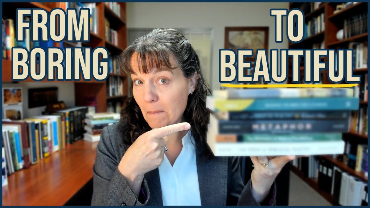 carmenjoyimes's tweet image. This week's "Top Two" book recommendations video is on Reading Biblical Poetry -- the Psalms, Prophets, Job, Proverbs, and more! I used to struggle with poetry in the Bible, but now I love it, thanks to these resources.
#torahtuesday #toptwobooks
youtube.com/watch?v=UQfG7M…