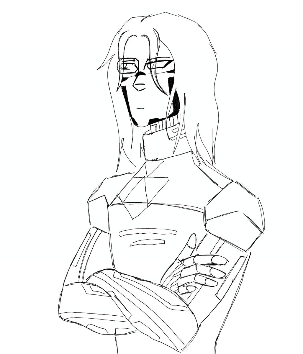 TeryPreiss's tweet image. An old lazy Talon sketch to keep this account active a bit 🥀
#Signalis #SignalisOC