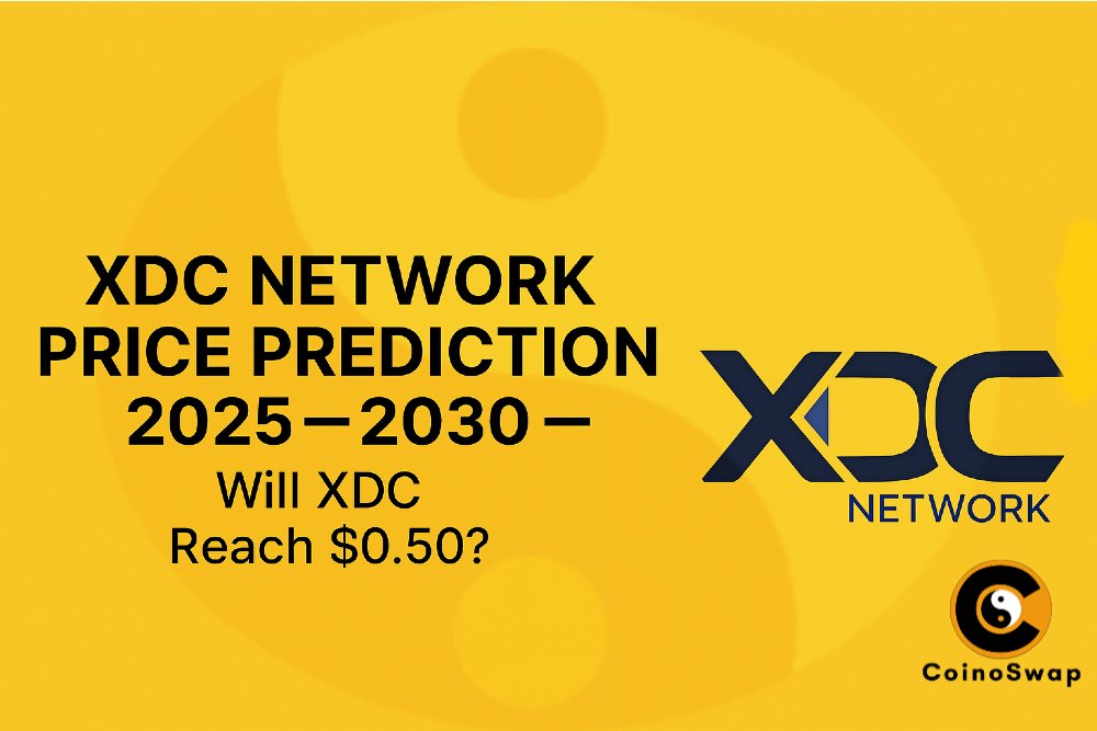 CoinoSwap's tweet image. 🌐 XDC Network (XDC) Price Forecast 2025–2030 — No KYC Needed on CoinoSwap
XDC is powering tokenized trade finance and real-world assets with fast, low-cost transactions and ISO 20022 compatibility.
📈 Will XDC lead the next wave of enterprise blockchain adoption? Read the full…