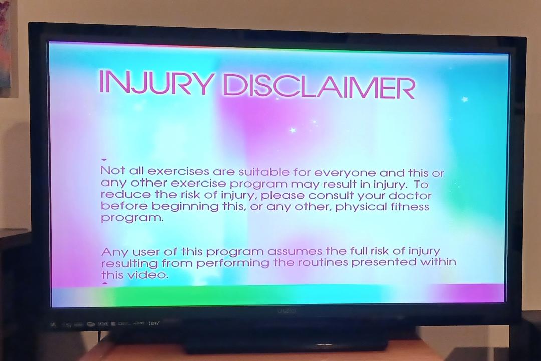 Adam Bernard (@adamsworldblog) on Twitter photo This begs the question, what’s more embarrassing
Asking your physician if you’re fit enough for Carmen Electra’s Advanced Aerobic Striptease Disc 3
or
Having to tell an ER doctor that you didn’t heed the warning on Carmen Electra’s Advanced Aerobic Striptease Disc 3 This begs the question, what’s more embarrassing
Asking your physician if you’re fit enough for Carmen Electra’s Advanced Aerobic Striptease Disc 3
or
Having to tell an ER doctor that you didn’t heed the warning on Carmen Electra’s Advanced Aerobic Striptease Disc 3