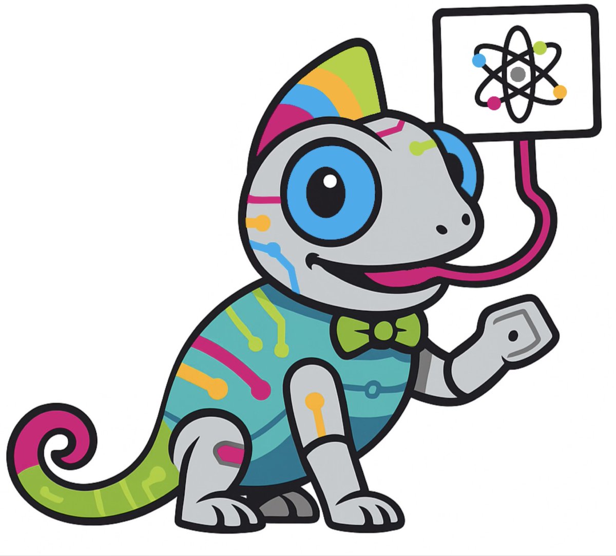 EDTechSySTEMsKL's tweet image. Meet Huey - our new mascot. A friendly face designed to appeal to learners of all ages; this chameleon has the adaptability needed to embrace the change in our world &amp;amp; the place #STEM subjects/careers have in exploring new possibilities &amp;amp; solving existing (&amp;amp; future) challenges.