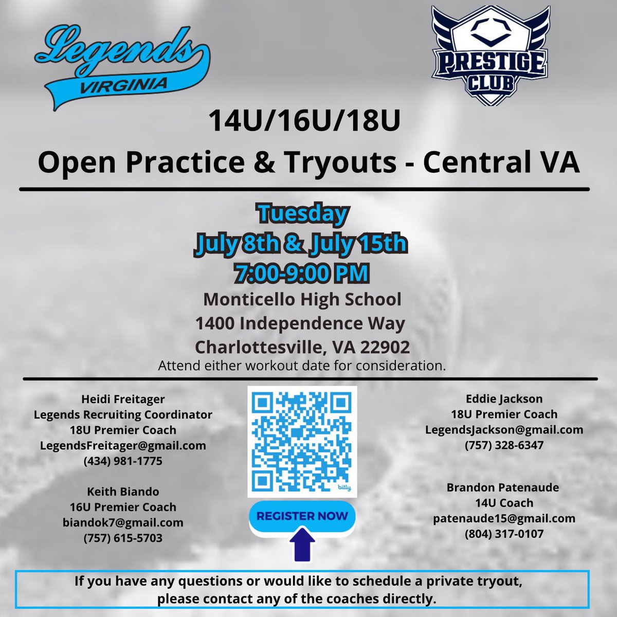 Tryouts are here!!! Check out our flyer below for all the information you will need. We also offer private tryouts.