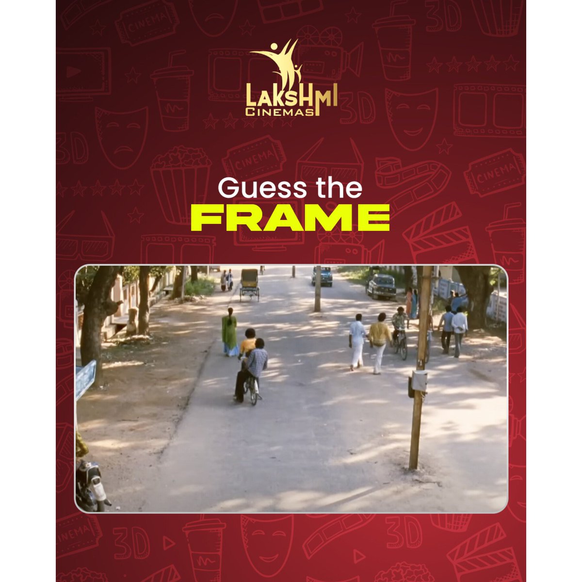 lakshmicinema's tweet photo. Comment your answers below
#guesstheframe #commentyouranswers #quiz #lakshmicinemas #Hosur https://t.co/nAxa1pyLZl