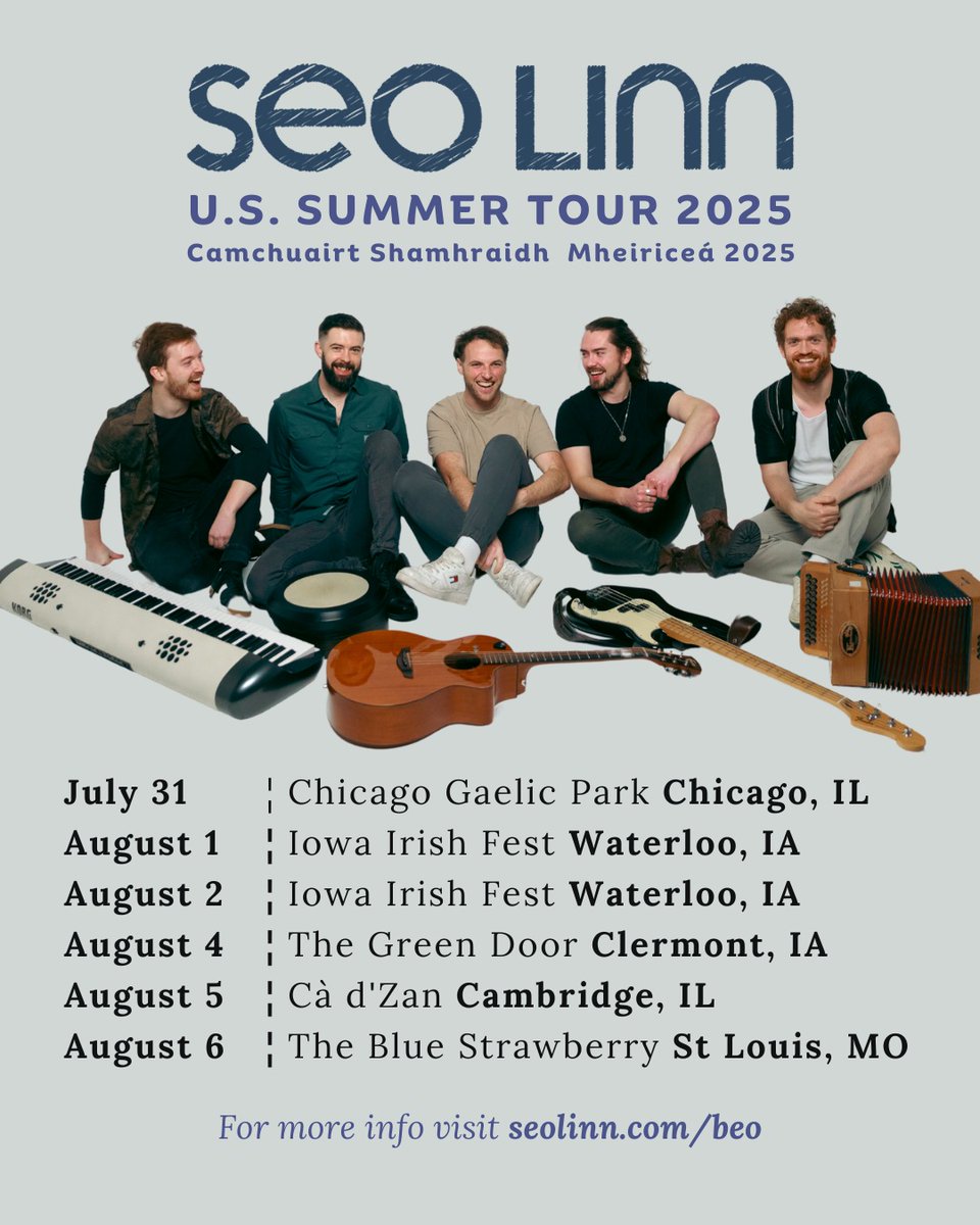 Summer tour baby. 
Camchuairt shamhraidh a bhaebaí.

#ustour #irishmusic