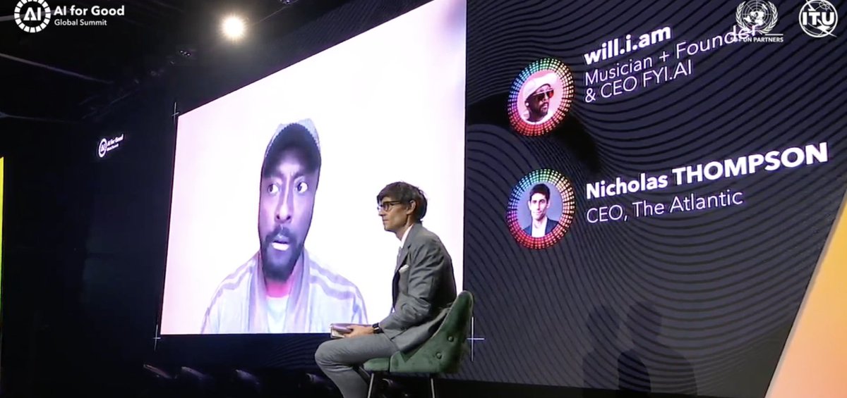 StartingUpGood (@startingupgood) on Twitter photo <a href="/iamwill/">will.i.am</a> <a href="/focusyourideas/">FYI</a> doesn't hold back in his interview with <a href="/nxthompson/">nxthompson</a> <a href="/TheAtlantic/">The Atlantic</a> at the #AIforGood Global Summit. Check it out:
youtube.com/watch?v=wZDR2u… <a href="/iamwill/">will.i.am</a> <a href="/focusyourideas/">FYI</a> doesn't hold back in his interview with <a href="/nxthompson/">nxthompson</a> <a href="/TheAtlantic/">The Atlantic</a> at the #AIforGood Global Summit. Check it out:
youtube.com/watch?v=wZDR2u…