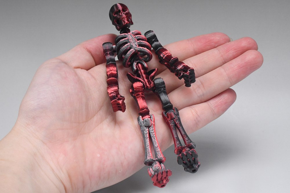 超可動式 骸骨 アクションスケルトン 】 首や関節を自由自在に動かせ