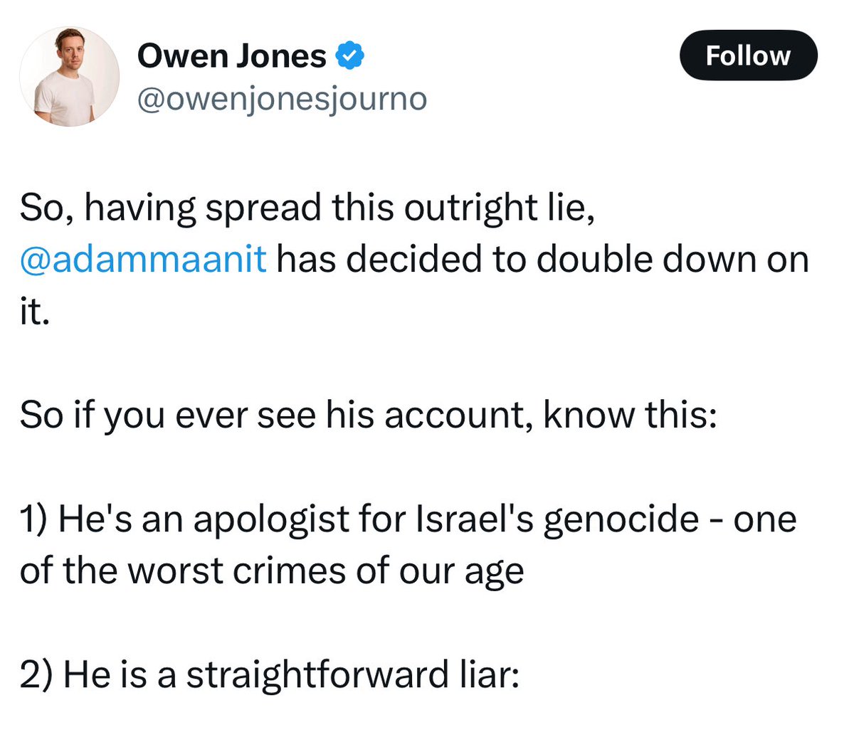 Heidi Bachram 🎗️ (@heidibachram) on Twitter photo Know this about my husband <a href="/adammaanit/">Adam Ma’anit 🎗️</a>:
Three members of his family were murdered by Hamas. He has no hate in his heart. He is an honest man in a world of propagandists and charlatans. Know this about my husband <a href="/adammaanit/">Adam Ma’anit 🎗️</a>:
Three members of his family were murdered by Hamas. He has no hate in his heart. He is an honest man in a world of propagandists and charlatans.
