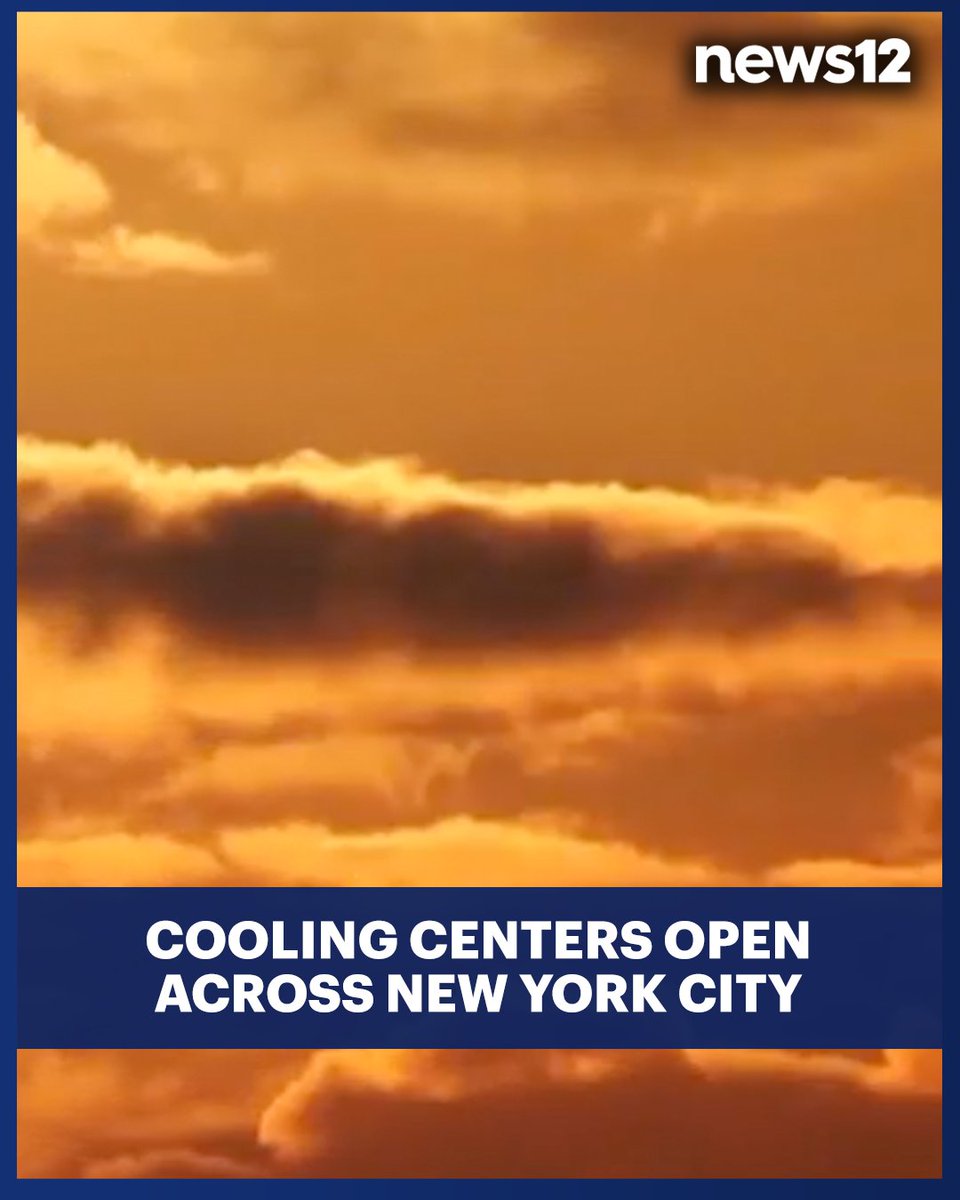 BEAT THE HEAT: The city announced cooling centers across the five boroughs will be open today to help New Yorkers beat the heat. - bit.ly/4llOMmY