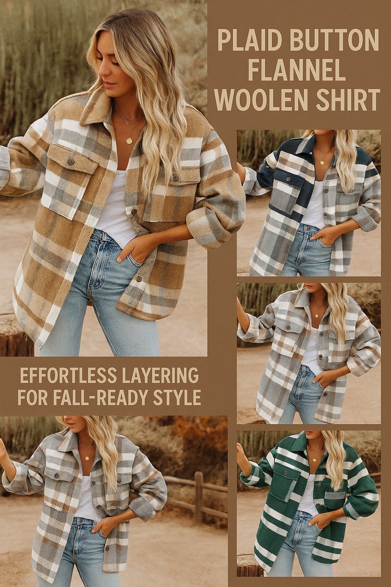 SarahExpressX's tweet image. Tired of boring basics? 🍂

This plaid flannel shacket is soft, oversized &amp;amp; made for layering.
Fall outfits = solved ✅
🛒 sarahexpress.com/products/plaid…
#FallFashion #PlaidShacket #CozyStyle #OOTD