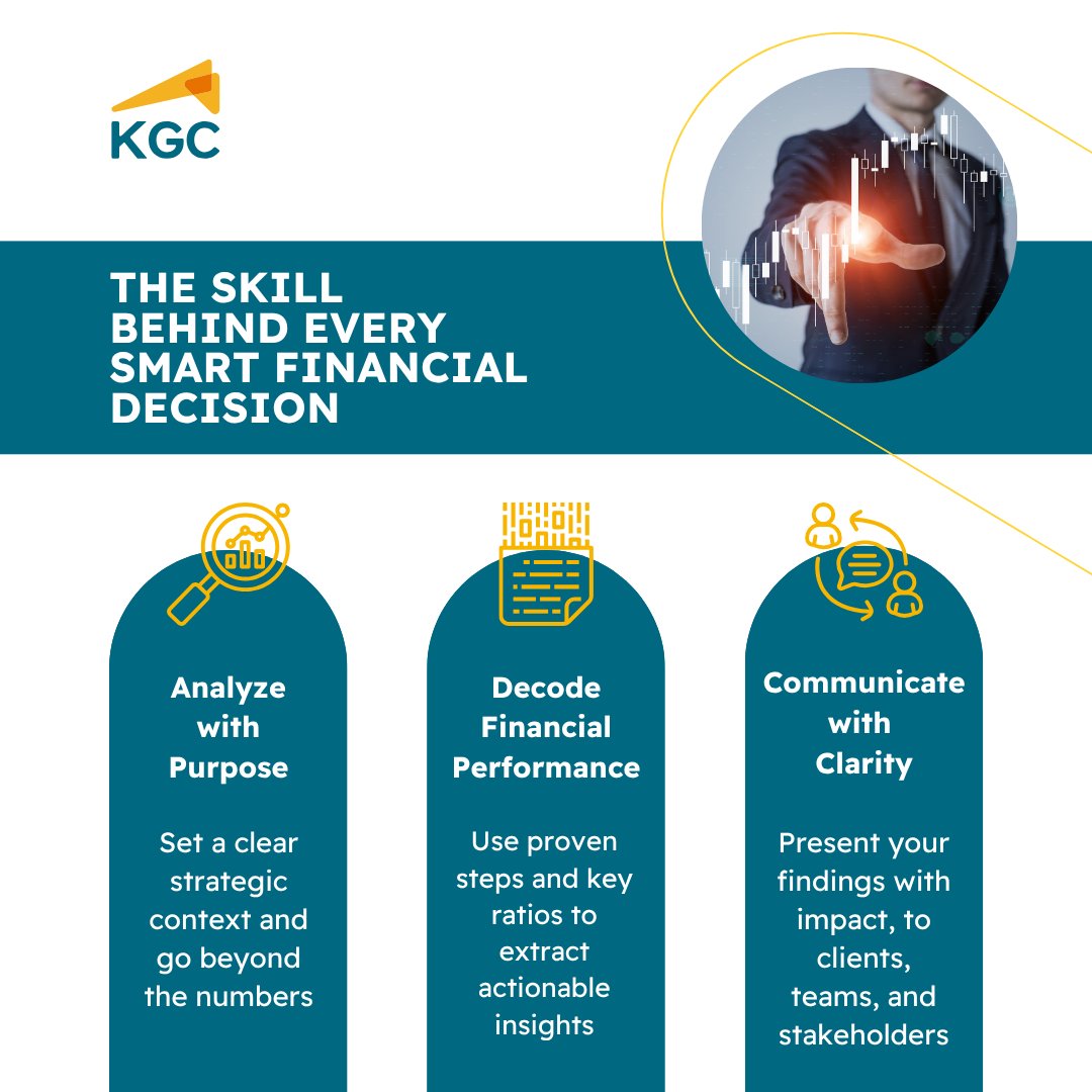 KGCworldwide's tweet image. Unlock the power behind the numbers.
The Insightful Financial Analysis course empowers finance professionals to turn complex data into clear, strategic insights.

Register now to advance your impact — kgc.com/en/about/our-p…

#KnowledgeGroup #FinancialAnalysis #StrategicFinance