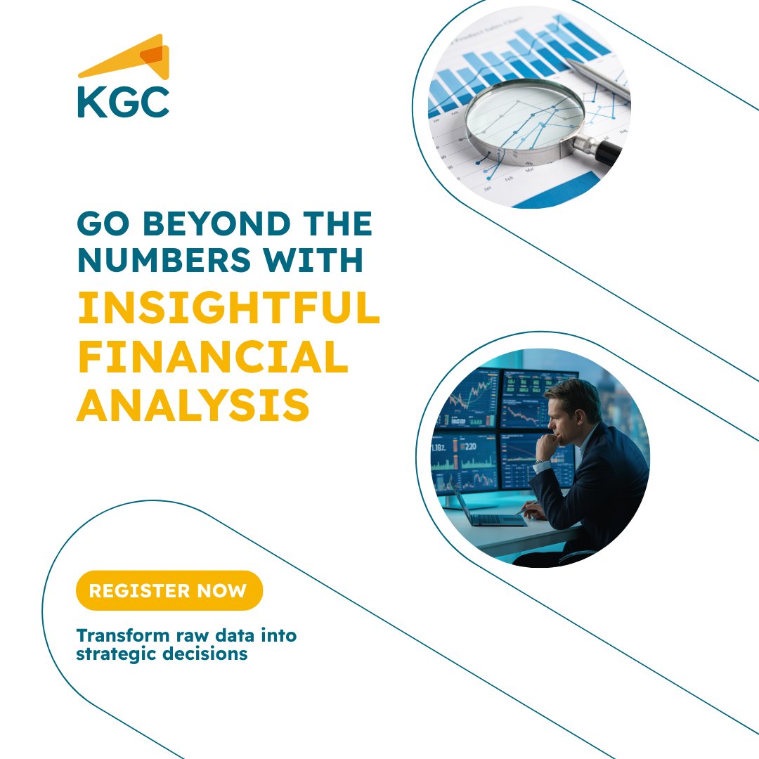 KGCworldwide's tweet image. Unlock the power behind the numbers.
The Insightful Financial Analysis course empowers finance professionals to turn complex data into clear, strategic insights.

Register now to advance your impact — kgc.com/en/about/our-p…

#KnowledgeGroup #FinancialAnalysis #StrategicFinance