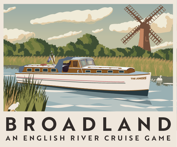 A special message from Grant Wylie at Worthington Publishing on our new game BROADLAND.  Come cruise the rivers in eastern England in this great new euro strategy game for 1 to 5 players.  <a href="/broadland/">sarah</a> <a href="/eurogamer/">Eurogamer</a> <a href="/BoardGameGeek/">BoardGameGeek</a> <a href="/boardgame/">boardgame</a> <a href="/eurogames/">EuroGames</a>

kickstarter.com/projects/21410…