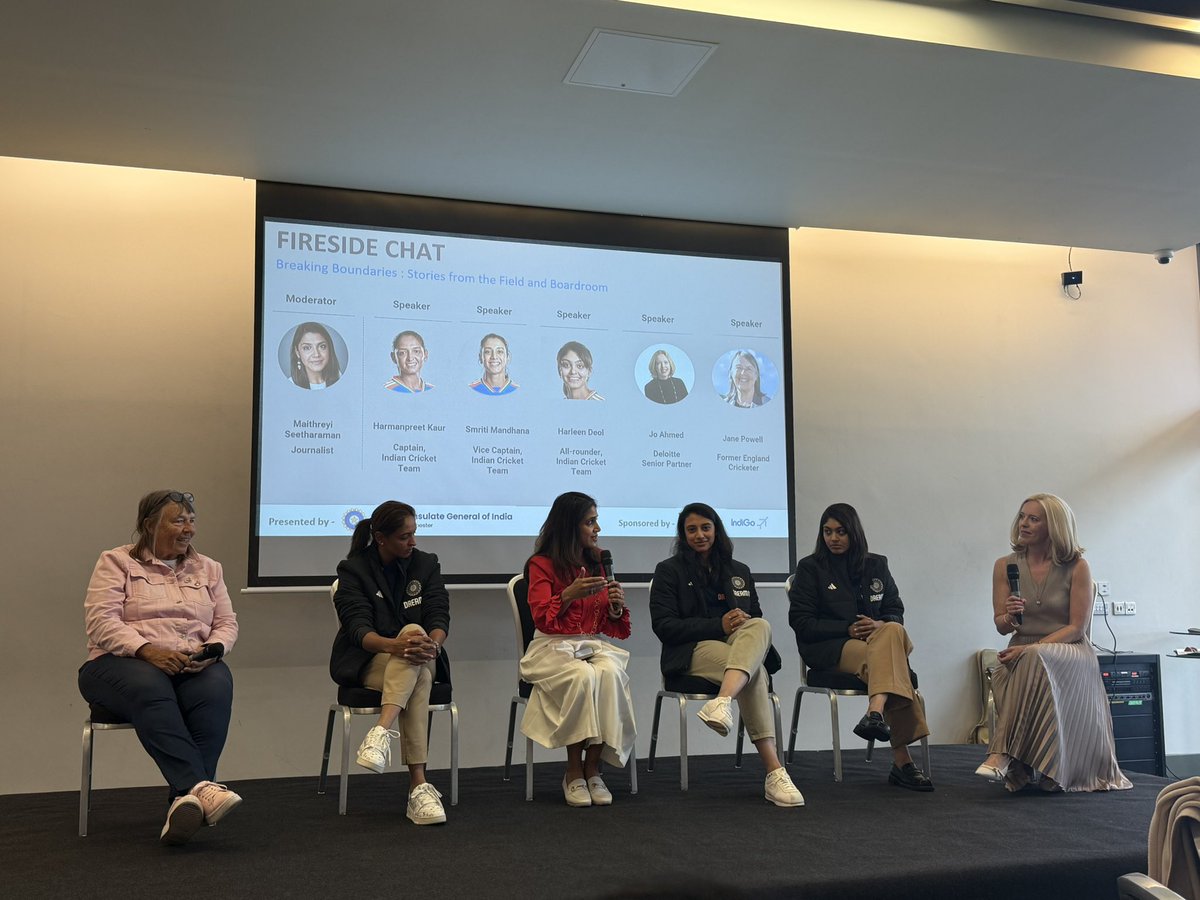 Cllr Vimal Choksi MBE (@choksivimal) on Twitter photo Inspiring to hear England cricket legend <a href="/hocJPcricket/">JanePowell</a> and an opportunity to welcome and interact with <a href="/BCCIWomen/">BCCI Women</a>. It was fantastic to witness women dominance in the sports. Looking forward to the game between 🏏England Vs India at <a href="/EmiratesOT/">Emirates Old Trafford</a>. Inspiring to hear England cricket legend <a href="/hocJPcricket/">JanePowell</a> and an opportunity to welcome and interact with <a href="/BCCIWomen/">BCCI Women</a>. It was fantastic to witness women dominance in the sports. Looking forward to the game between 🏏England Vs India at <a href="/EmiratesOT/">Emirates Old Trafford</a>.