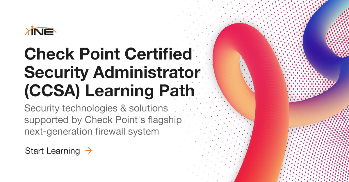 SecurityTube's tweet image. 🔥 Master Next-Gen #Firewall Security with #CheckPoint Certified Security Administrator (#CCSA) #CertificationPrep! This comprehensive path covers Check Point's flagship security solutions from fundamentals to advanced administration.

Get Started: bit.ly/4lKWln7