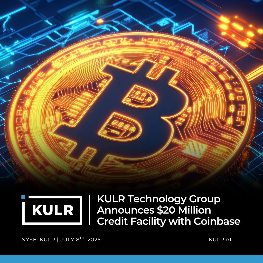 KULR Technology Group secures an initial $20 million credit facility with  Coinbase Credit to fund its strategic Bitcoin accumulation goals. Read more  here: https://t.co/gKcbj6qz4v