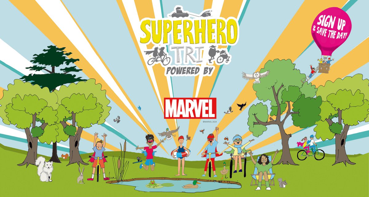 🦸♀️ Ready to unleash your inner hero?
Join Superhero Tri powered by Marvel – the UK's most inclusive &amp; epic triathlon! 💥

🏊♀️🚴♂️🏃♀️ Fly solo or team up – anything goes!
🗓️ Sign up now &amp; save the day 👉 superheroseries.co.uk/superhero-tri-… 

#SuperheroTri #EverydaySuperheroes