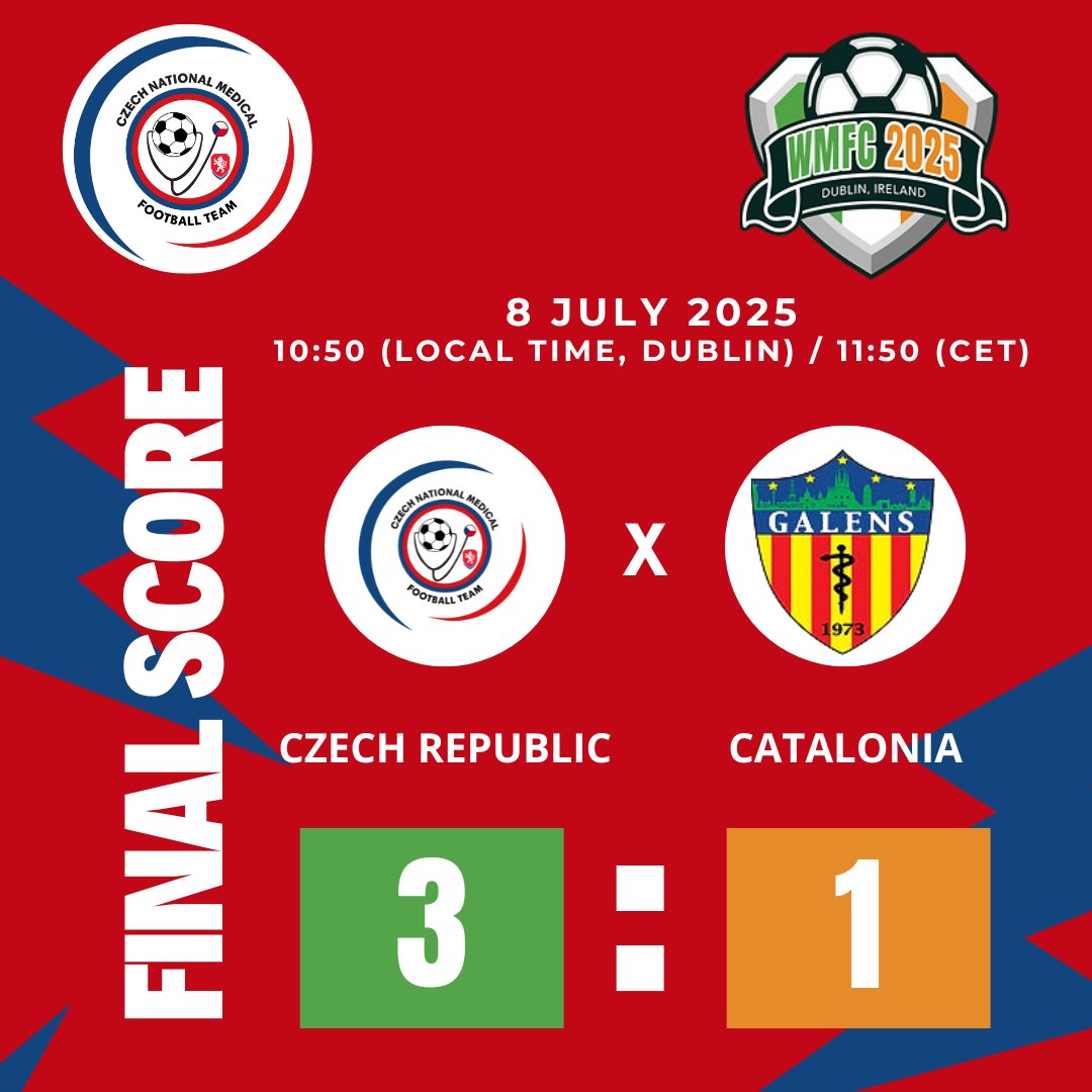 Česká fotbalová reprezentace lékařů tweet media