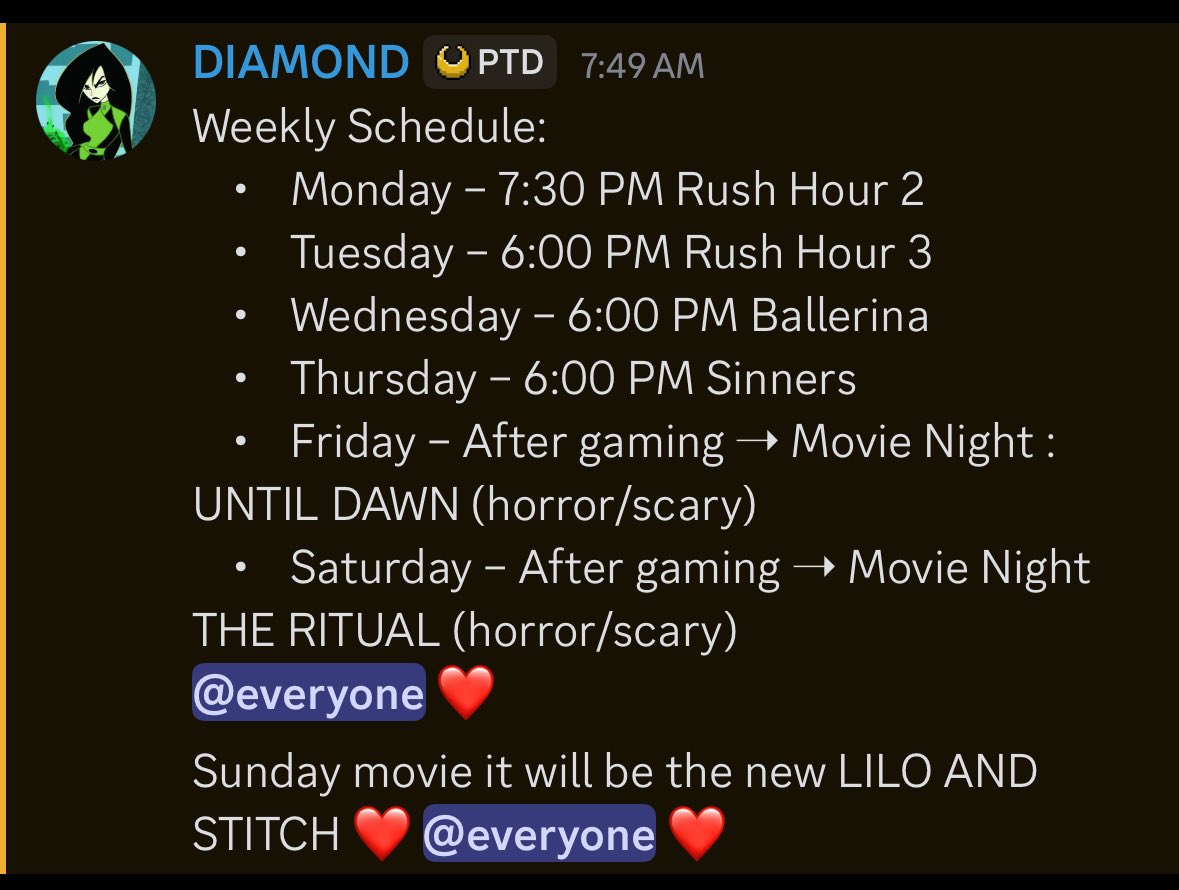 New changes to my stream ! Will be hosting movies before gaming!! If
You want to join diamond squad DM me ill send you my discord! 🥰 #discord