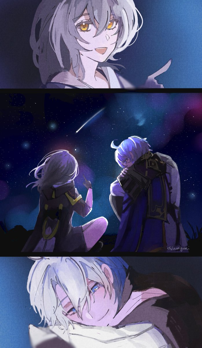 "After that, let's meet again under that sea of stars you mentioned."
#Phaistelle #ファイ星