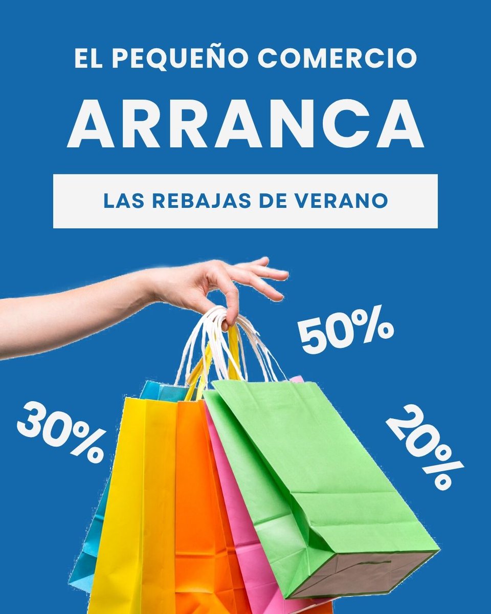 🚨 ¡Arrancan las rebajas en el pequeño comercio de CyL!
🔻 Descuentos de hasta el 50%
📈 Se espera un +20% en ventas
📢 Desde CONFERCO pedimos regulación clara y denunciamos la competencia desleal de grandes plataformas.

🛍️ #CompraLocal #RebajasReales #CONFERCO