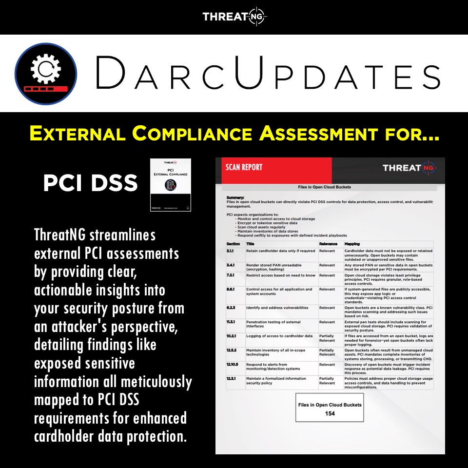 threatngsec's tweet photo. ThreatNG just launched Next-Gen #ExternalSecurity &amp; GRC! Uncover #ComplianceGaps (#PCIDSS &amp; #POPIA), boost #CodeSecurity, &amp; get Customizable #SecurityRatings. Plus, expanded API access! https://t.co/bumUKpoJZl
#Compliance #CyberRisk #Cybersecurity #EASM #ExternalRisk #GRC #TPRM https://t.co/5LDHbvoTvE