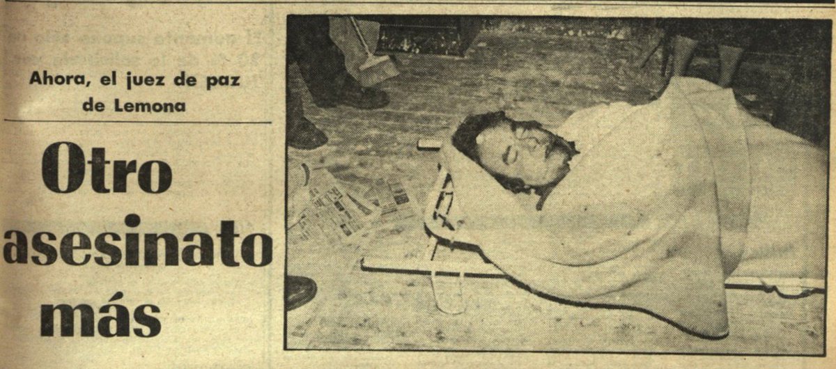 vctorst2's tweet photo. Un día como hoy de 1978 #ETA asesinó en #Lemona (#Vizcaya) al juez de paz y hostelero JAVIER JÁUREGUI BERNAOLA.
Se encontraba en el bar que regentaba.
Dos etarras entraron preguntando por él y le dispararon 5 tiros.
De ideología carlista, estaba amenazado por #ETA.
#MEMORIA https://t.co/Rb7uDadYf3