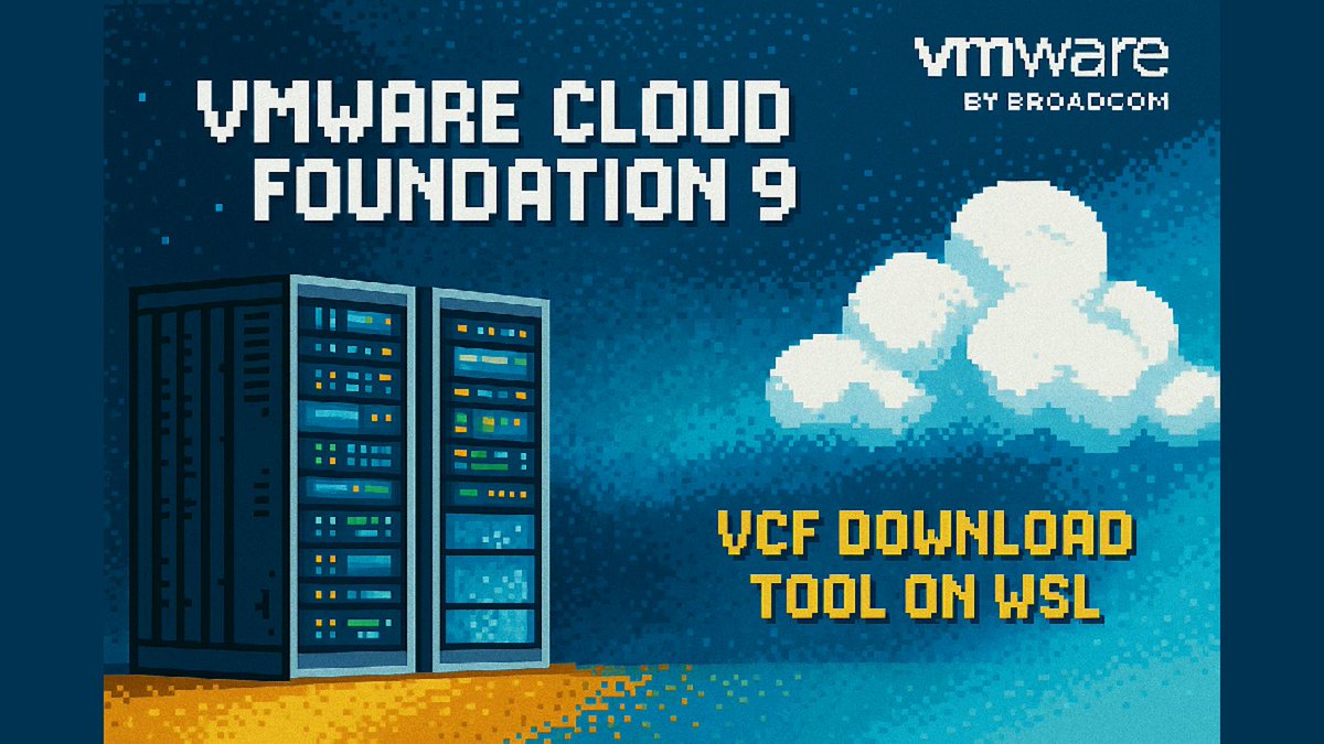 widmerkarl's tweet image. New Post: Using the VCF Download Tool on Windows Subsystem for Linux to download VCF 9 binaries #vExpert #VCF #vmwarevcf @vmwarevcf drifta.rs/4nJJOCf